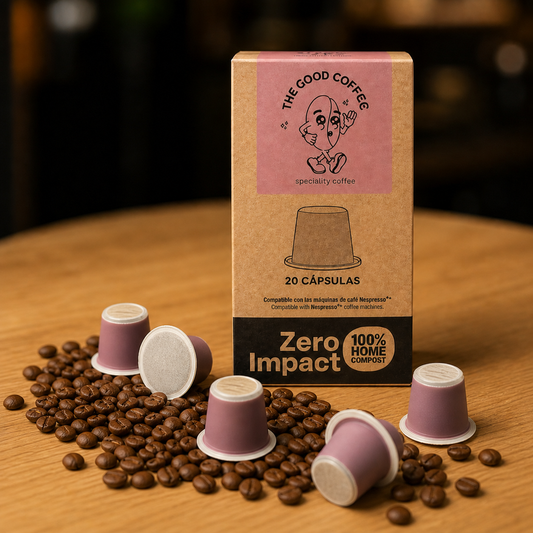 DROP 001 · 20 CÁPSULAS · CAFÉ DE ESPECIALIDAD